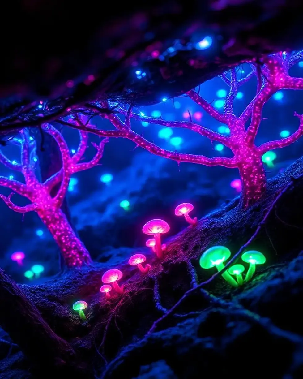 ID_10RV2Y42-Creatorz+Signal+_Amazing-Glowing-Neon-Alien-Fungi
