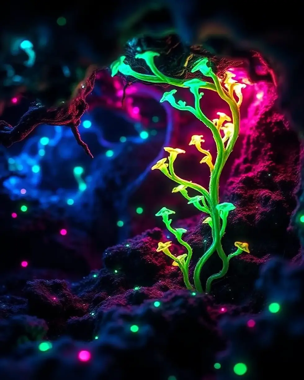 ID_A9EG1RXP-Creatorz+Signal+_Amazing-Glowing-Neon-Alien-Fungi