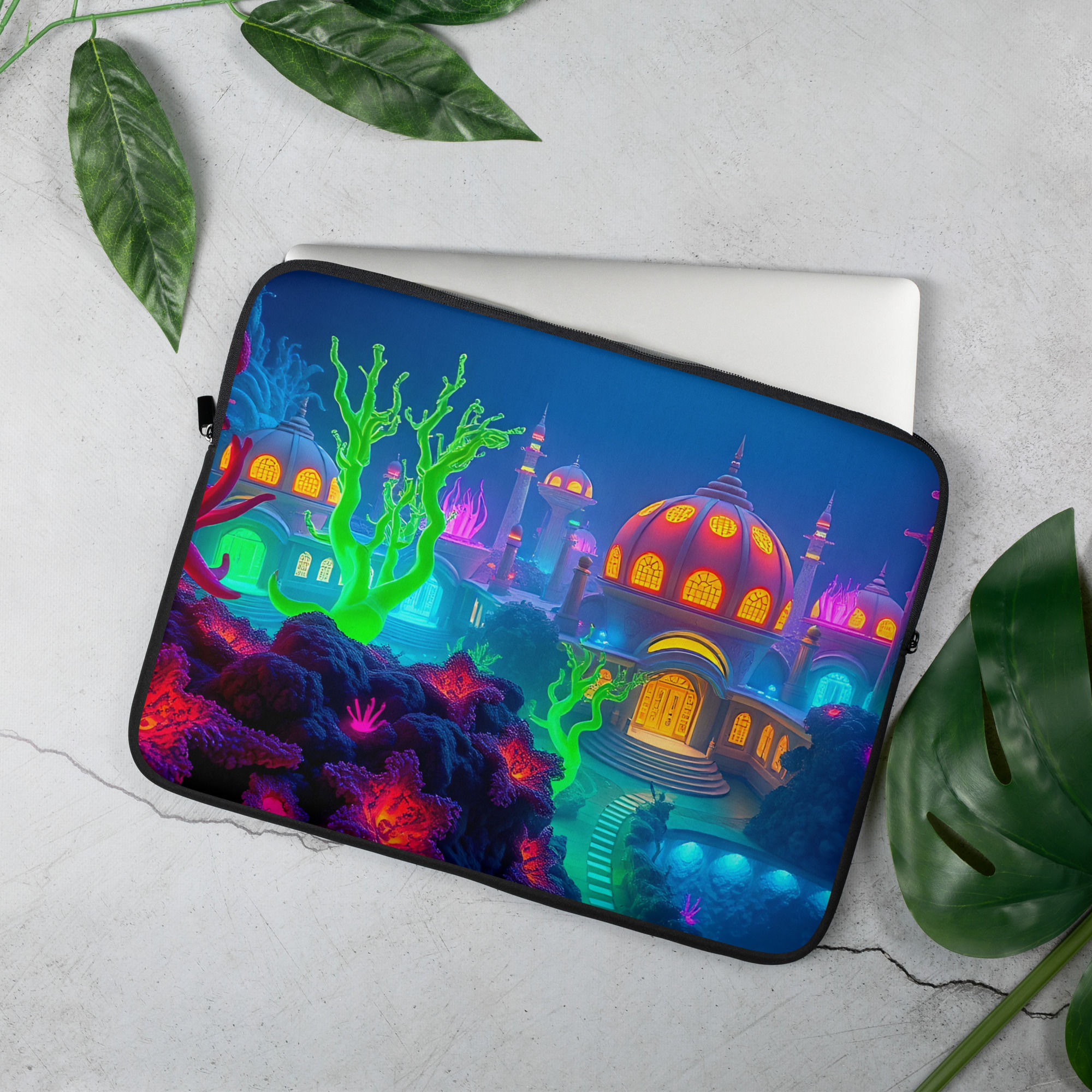 #04 Signal 6.0 — “Coral Reef of Disbelief” (Nova Edition) Laptop Sleeve