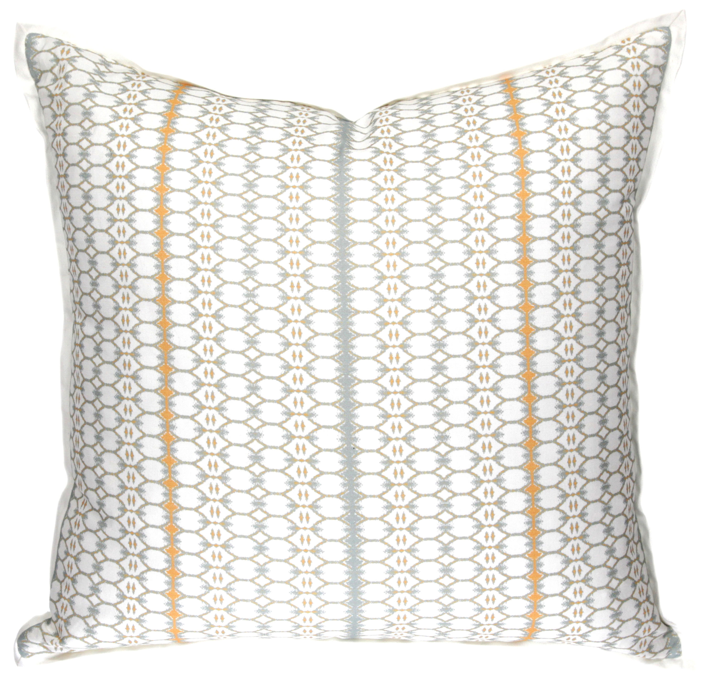 Honeycomb in Orange & Iron Gate