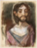 Etude to Painting 'Supper In Emmaus'
