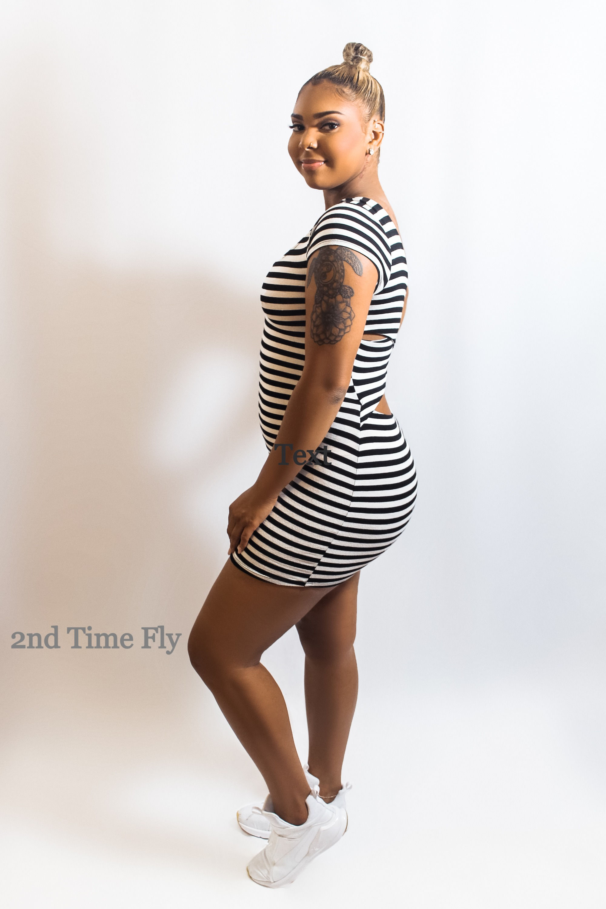 Stripe Mini Dress