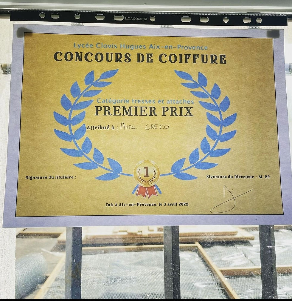 Tresses premier prix