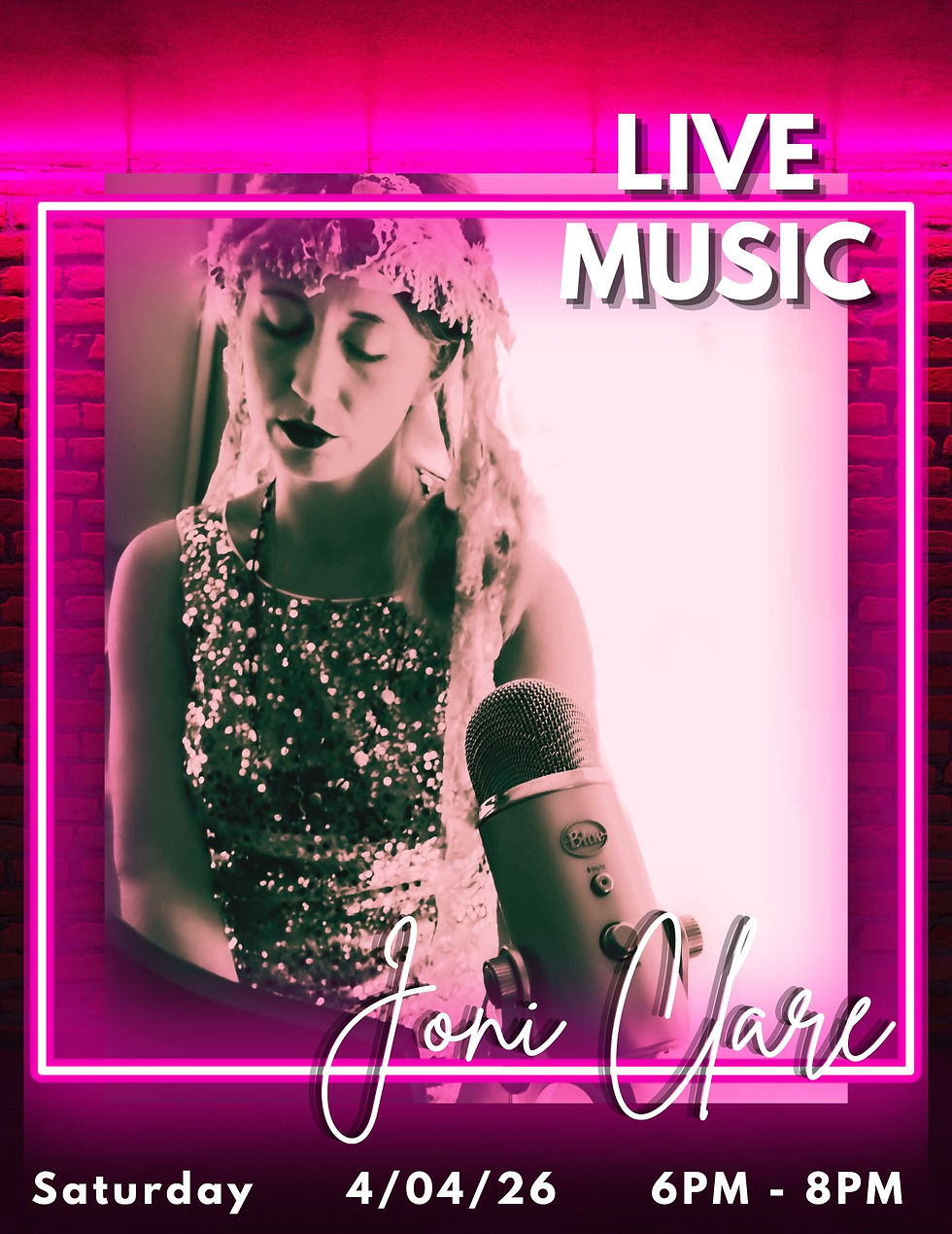 Live Music with Joni Clare!