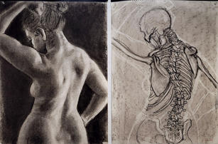 Self portrait, spine and scapula Ellis Tim Ringle