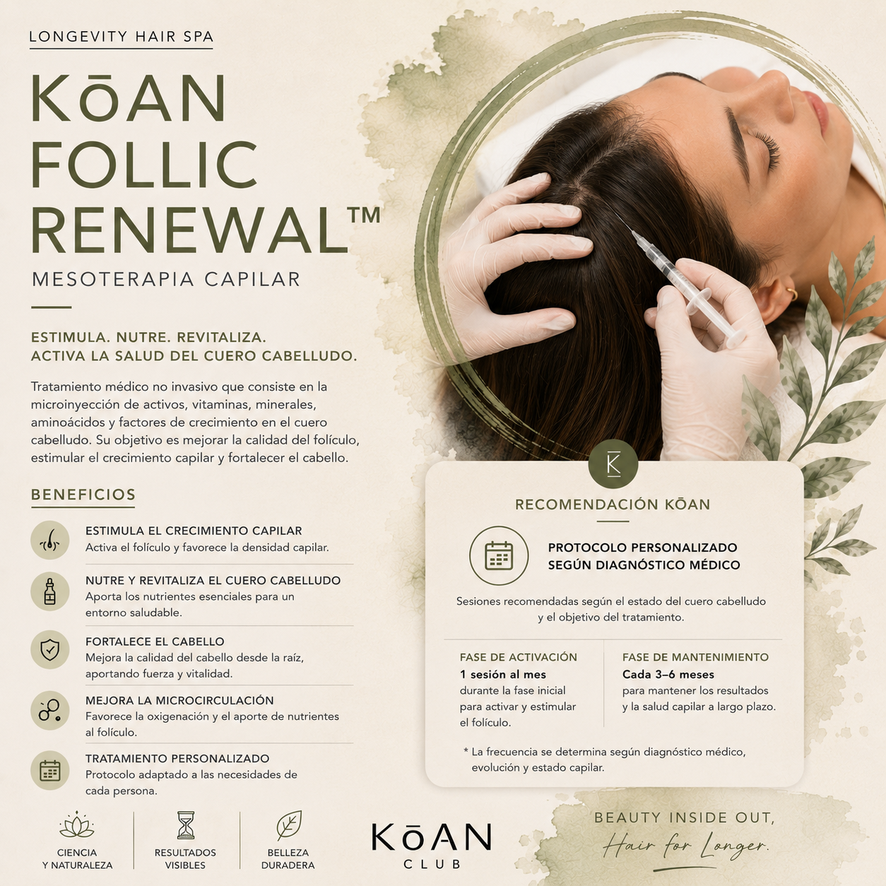 KōAN Follic Renewal™ | Mesoterapia Capilar