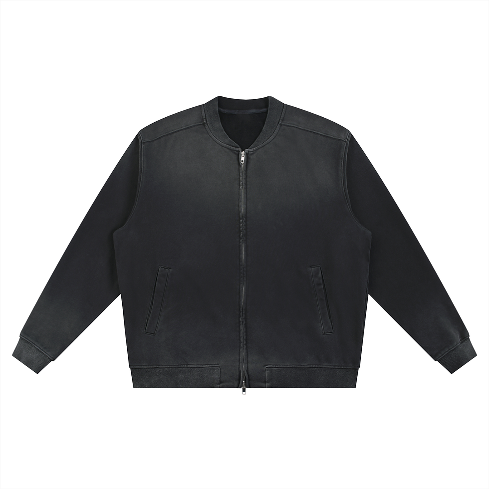 Thumbnail: Sun Fade Heavyweight Baseball Jacket