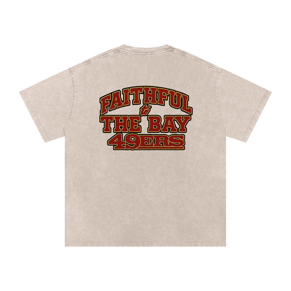 Thumbnail: Snow Washed Oversized Cotton T-Shirt