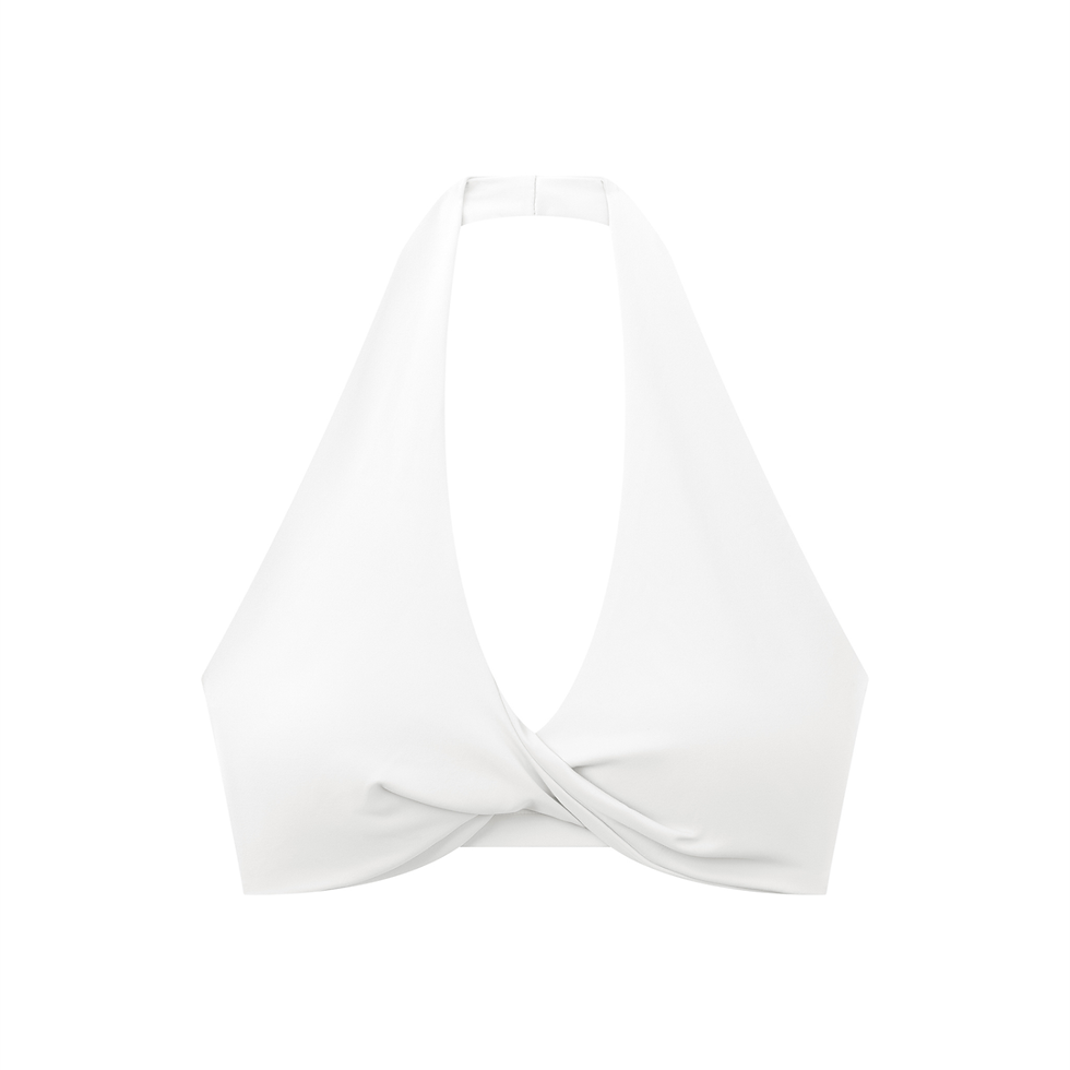 Thumbnail: Women's Pleated Halter Sports Bra