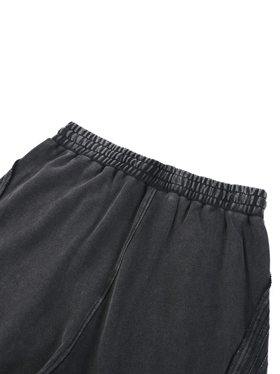Thumbnail: Snow Washed Tape Raw Edge Sweatpants