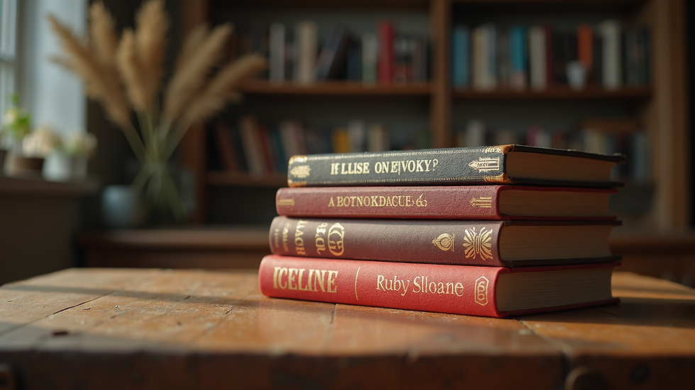 Discover Ruby Sloane's Latest Literary Works