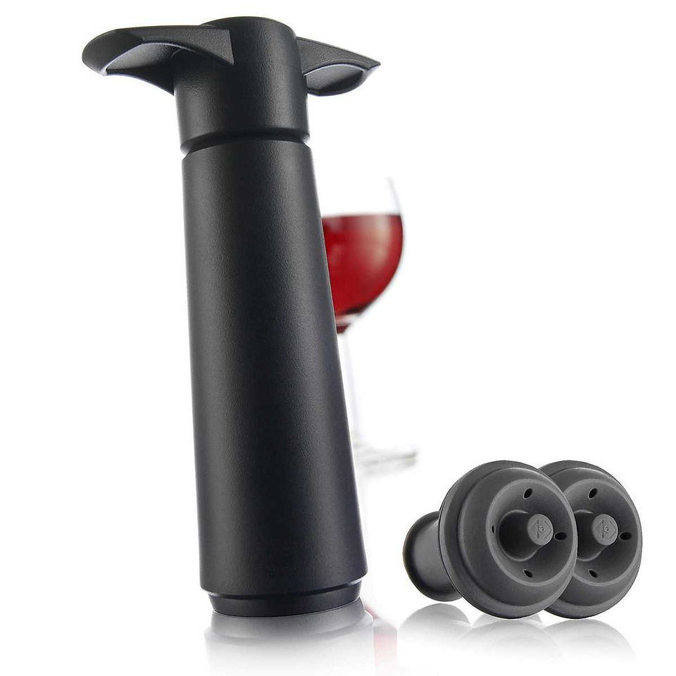 Bộ nút chân không Vacu Vin bảo quản rượu đỏ rượu vang chưa uống hết