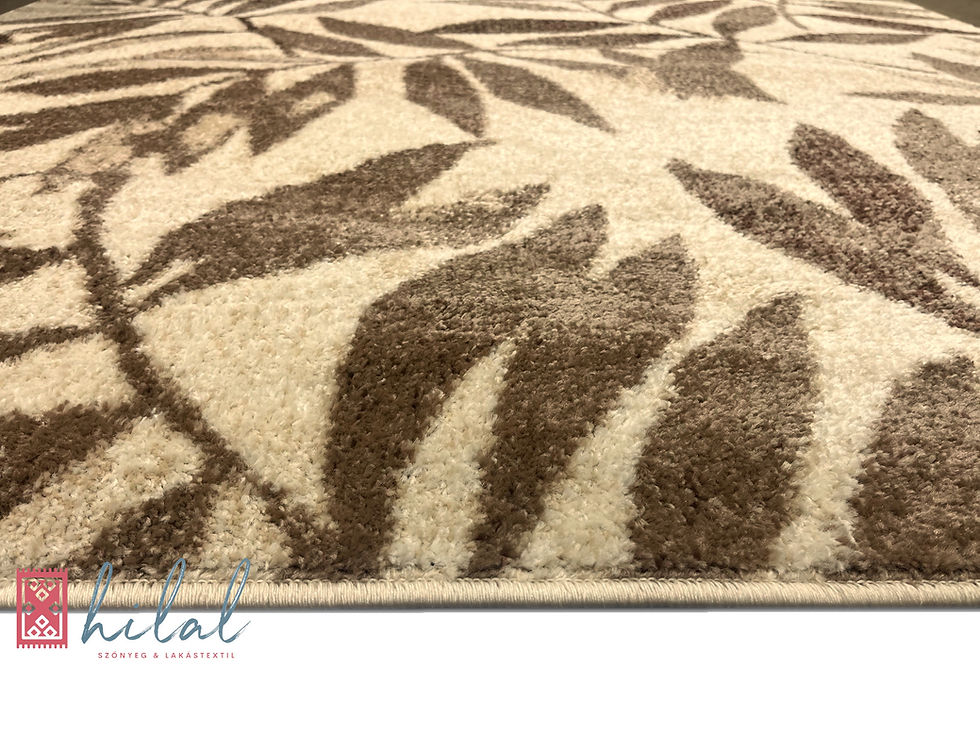 Indexkép: Torino Szőnyeg 5128 – Bézs, Levél mintás, Modern Szőnyeg