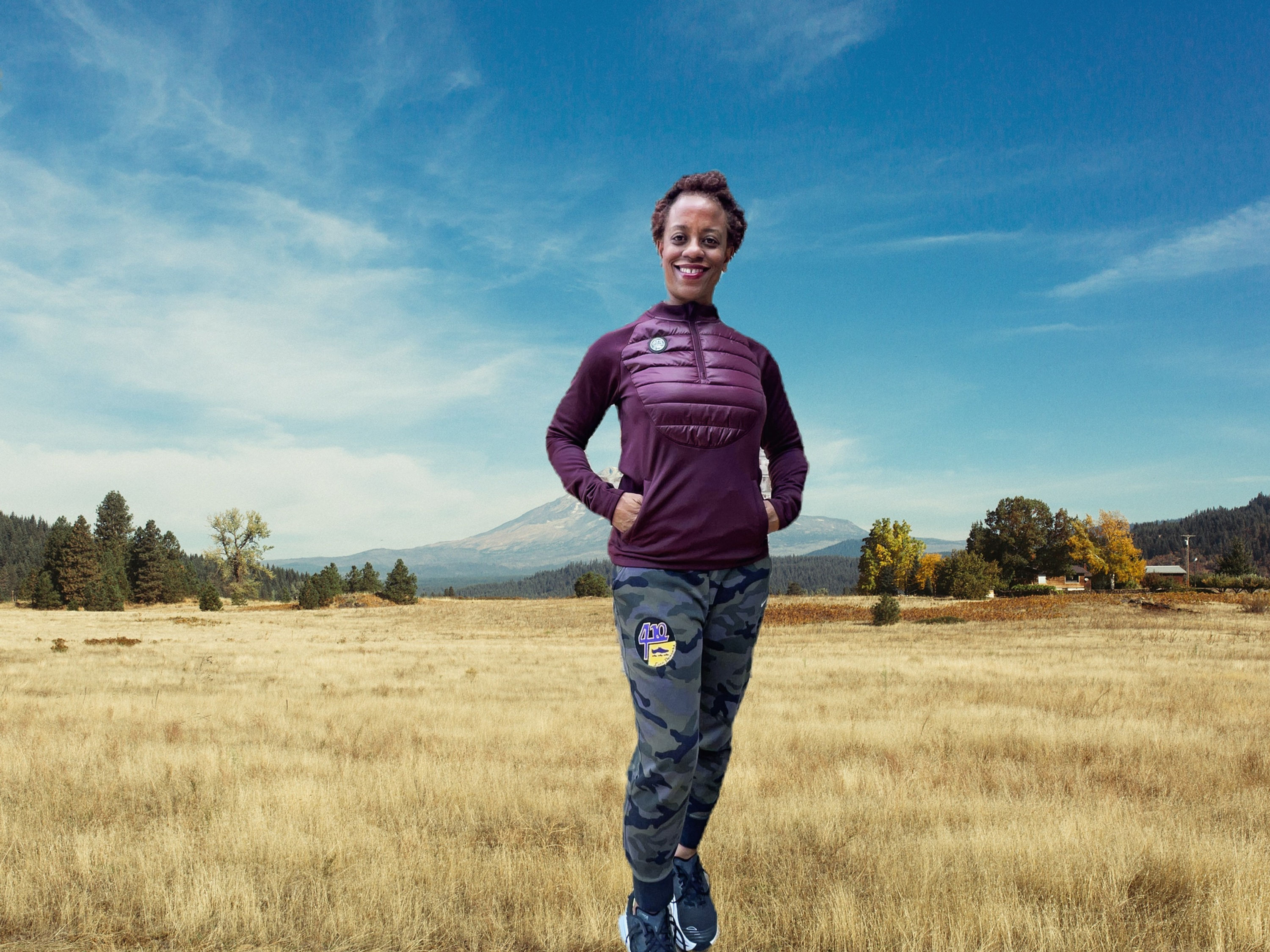 Maroon Sweatshirt with 410 Metal Button