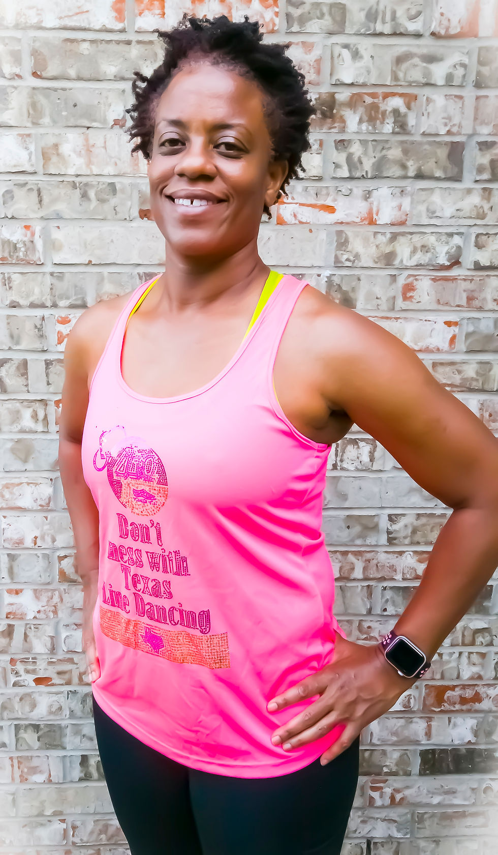 Pink Bling Don't Mess With Texas Tank Top