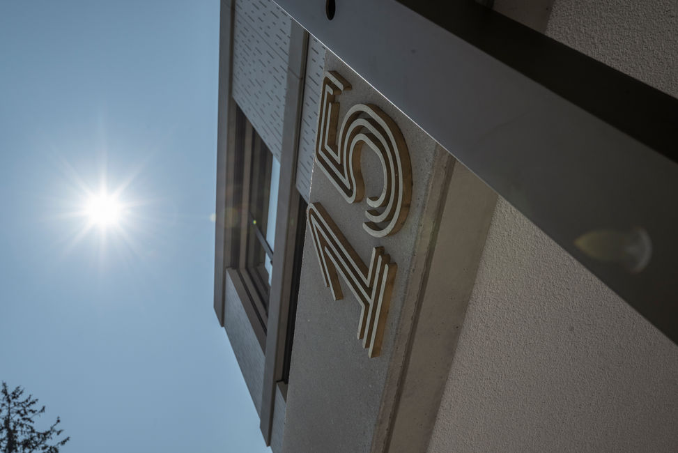 Studio Komplett Signaletik Innenarchitektur Zürich Falling Garden 