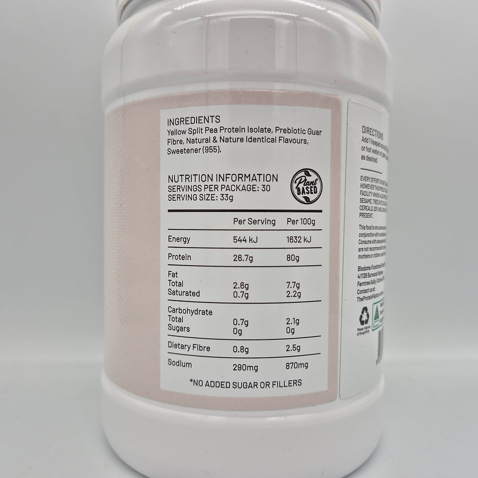 Thumbnail: PLANT PROTEIN ISOLATE - Vegan Low Carb Shake Powder