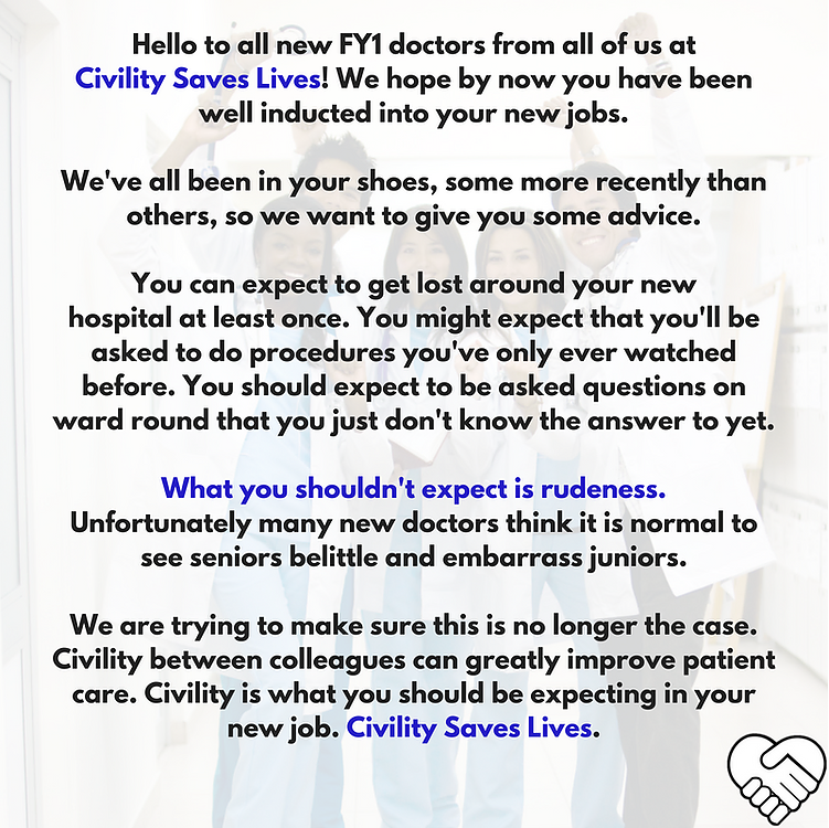 New FY1 Doctors