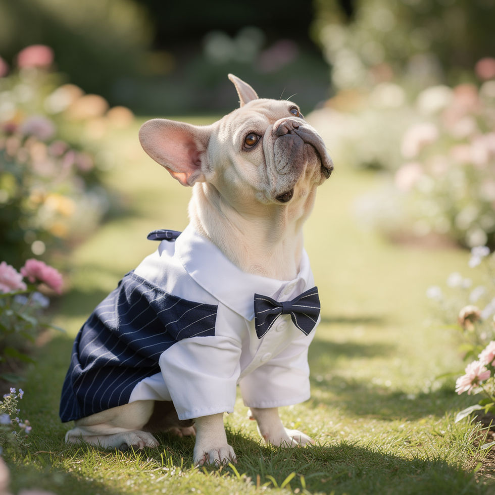 Thumbnail: Weddings, Sorted: The Dapper Bow Tie Dog Tuxedo Shirt
