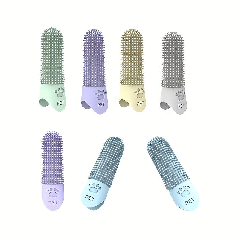 Thumbnail: The Finger Brush: Soft Silicone Dog Toothbrush 360° for Dogs and Cats