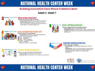 National Health Center Week