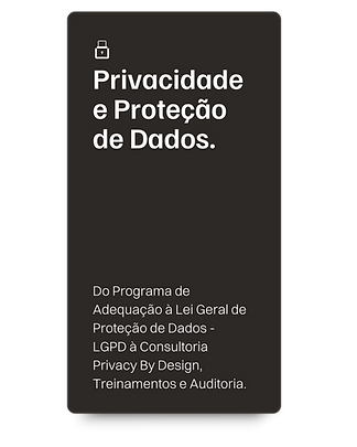 Privacidade e Proteção de Dados