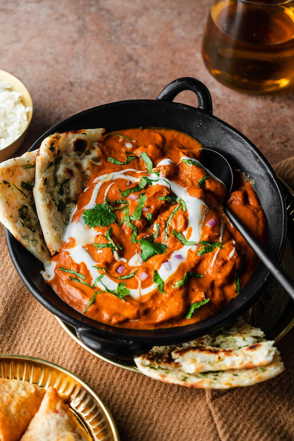 Butter Chicken Masala with fresh Nutri Green Microgreens