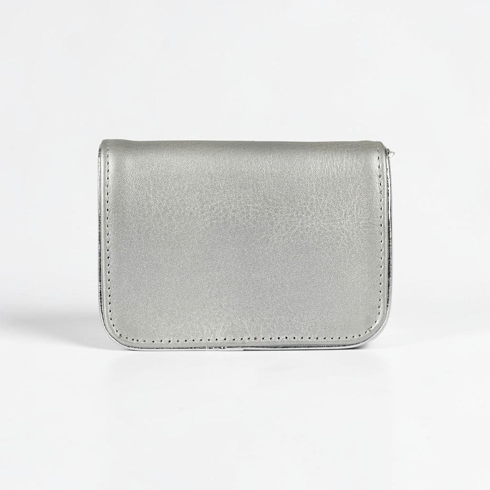 Thumbnail: Nova Wallet in Grey Metallic - Silver