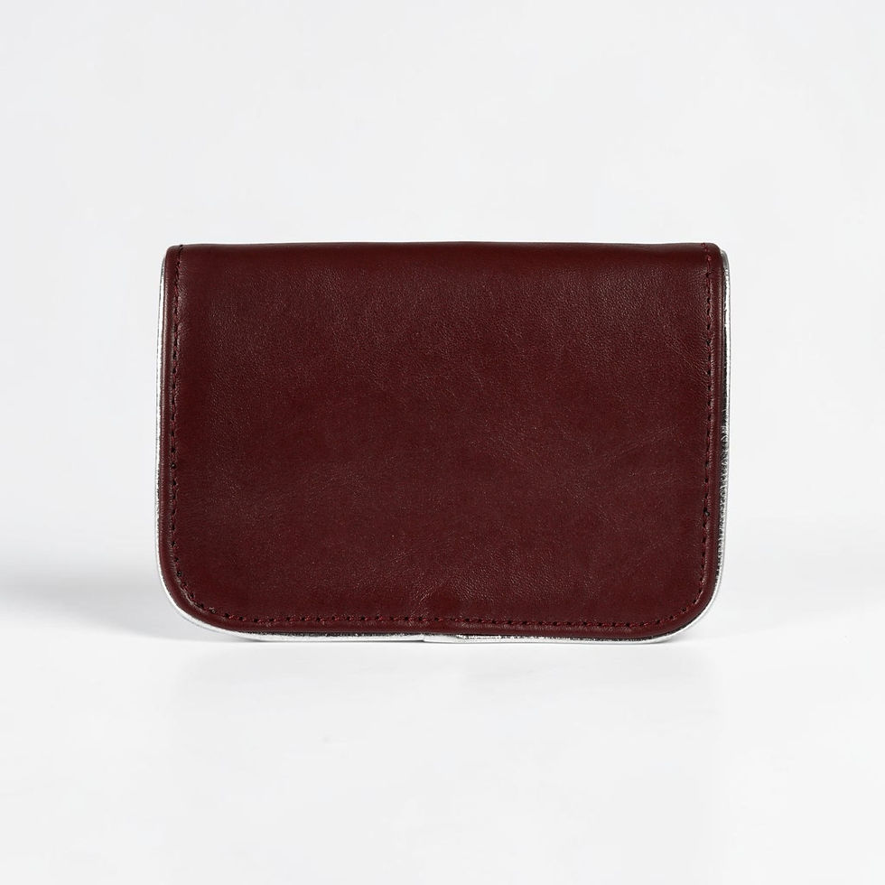 Thumbnail: Nova Wallet in Wine - Silver