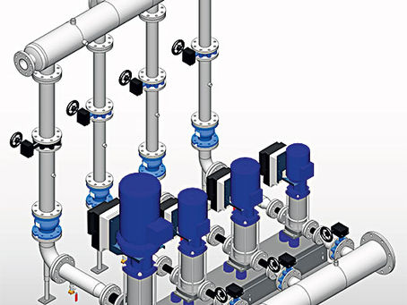 Pressure booster system for residential and commercial units