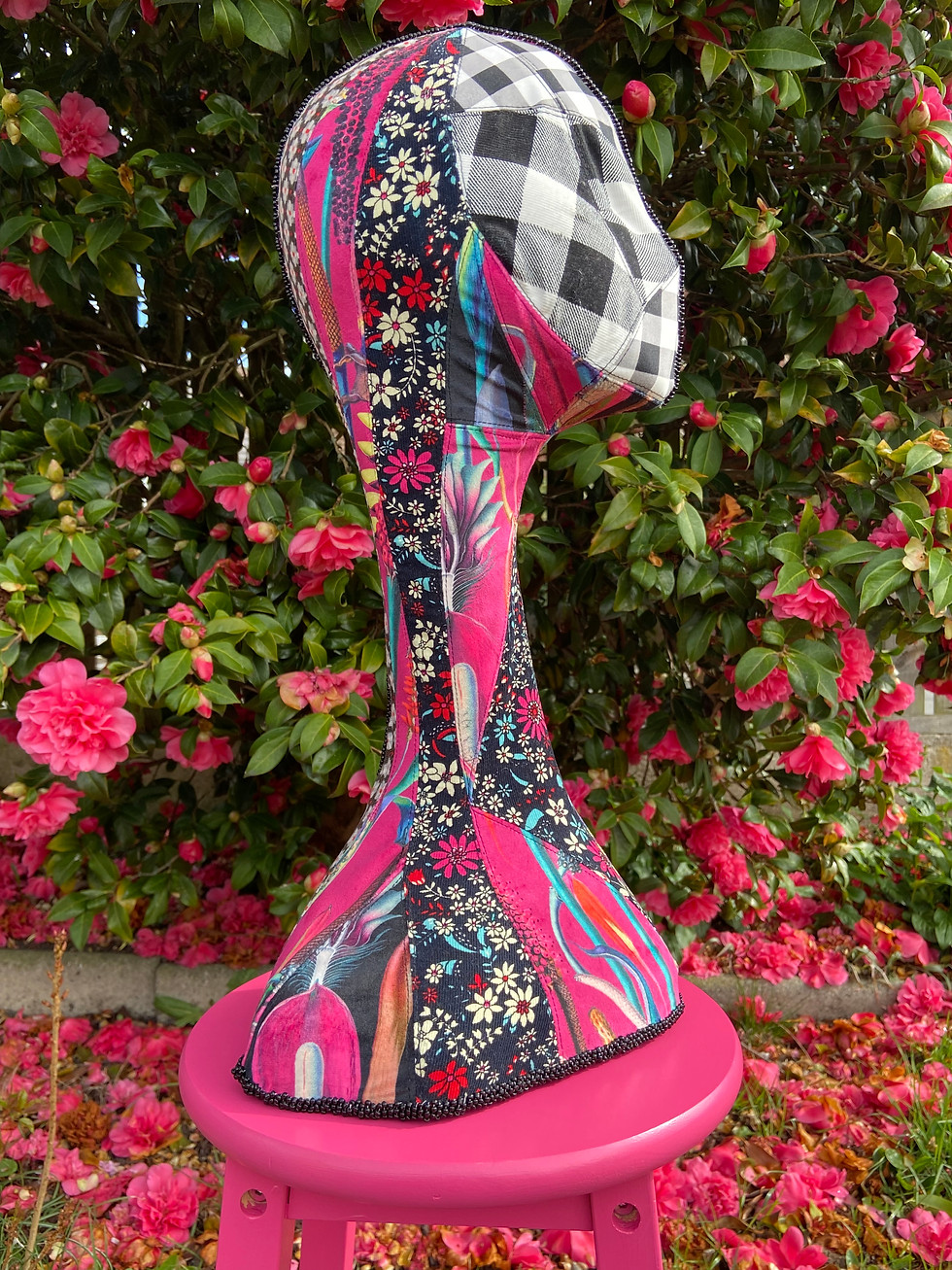 Thumbnail: Fabric Mannequin Head Pink