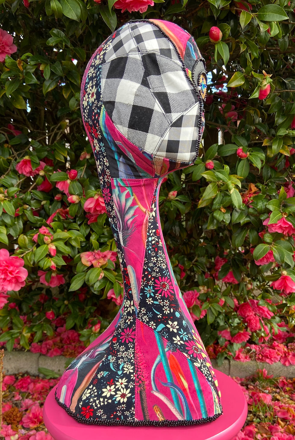 Thumbnail: Fabric Mannequin Head Pink