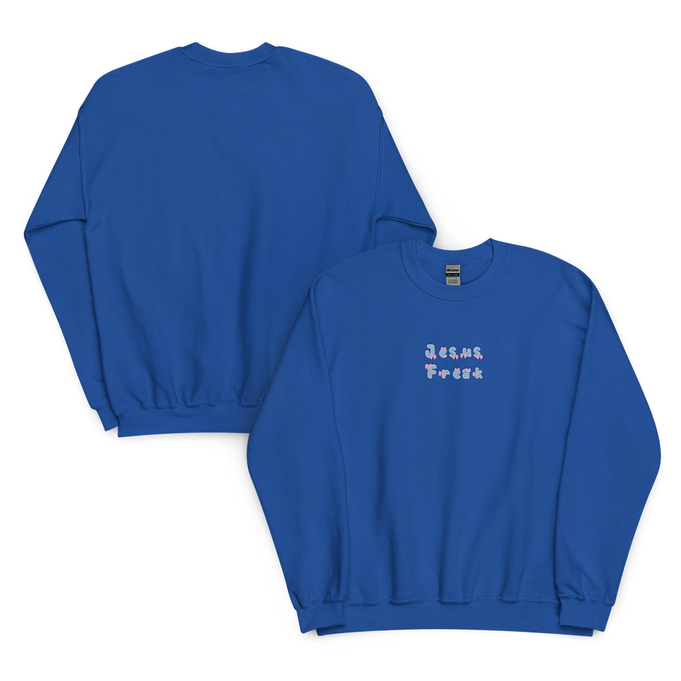 Thumbnail: Jesus Freak Embroidered Crew
