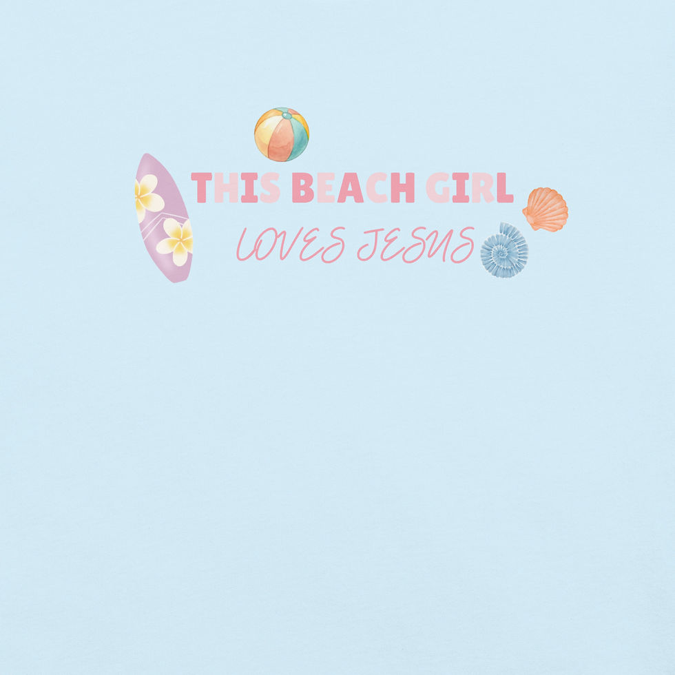 Thumbnail: This Beach Girl Loves Jesus Tee