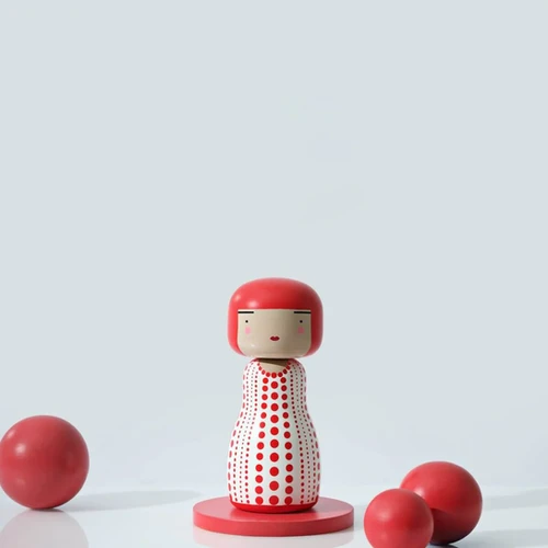 Lucie Kaas Kokeshi Doll | Yayoi Kusama Limited Edition | Bennie