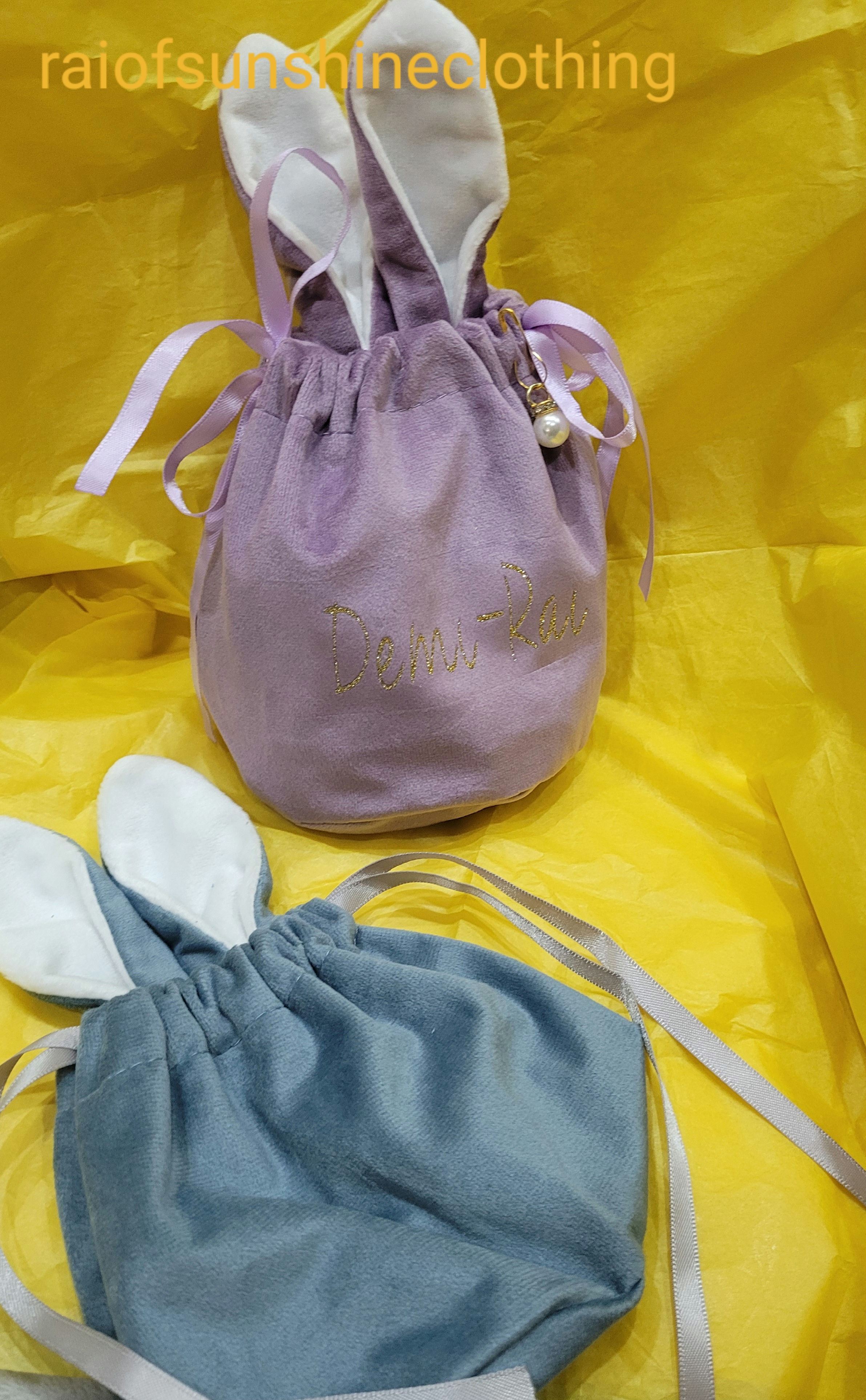 Easter bunny pouch