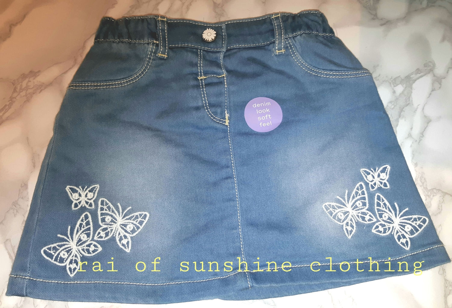 Baby girls denim skirt 