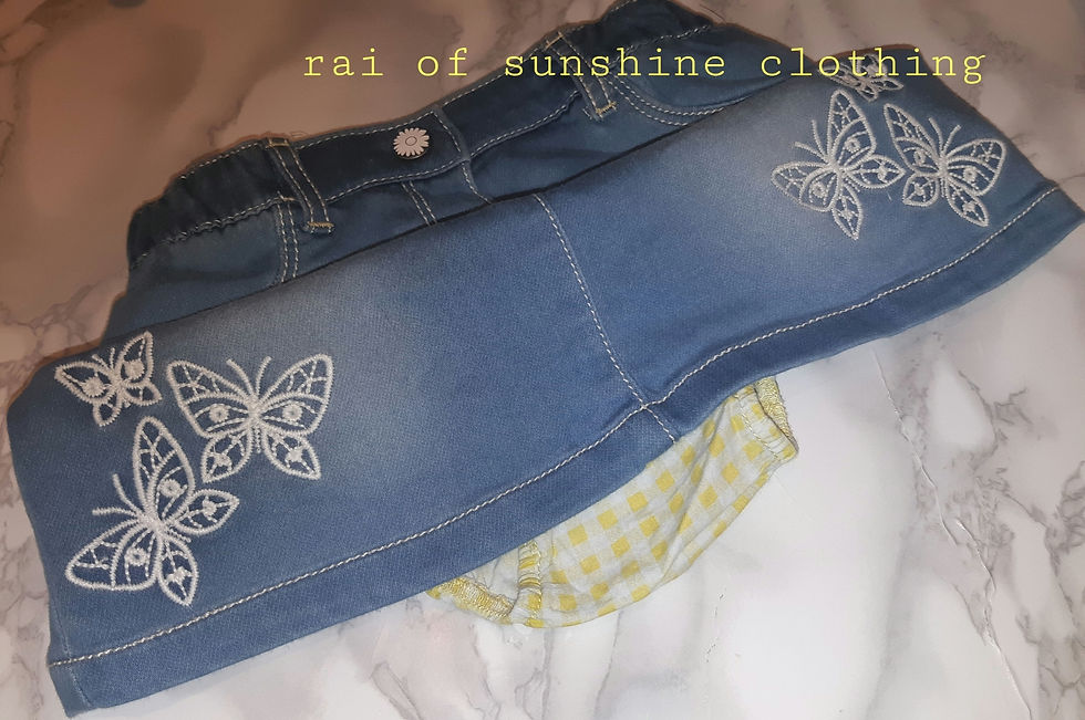 Thumbnail: Baby girls denim skirt 
