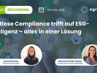 [WEBINAR]Nahtlose Compliance trifft auf ESG-Intelligenz – Alles in einer Lösung