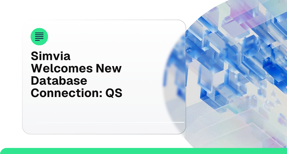 Simvia dà il benvenuto alla nuova connessione al database: QS