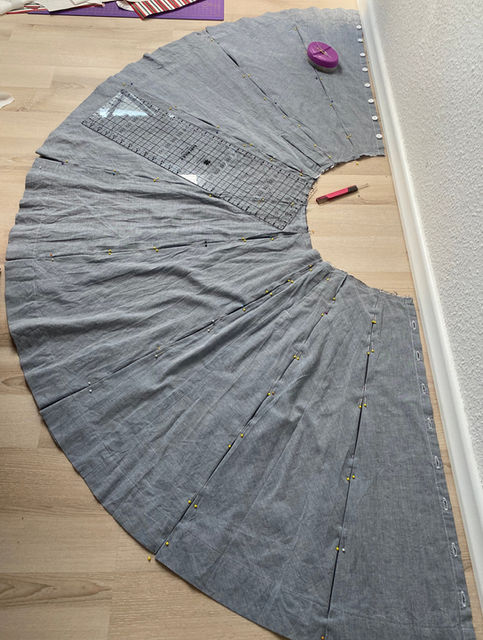 Pleating process photo