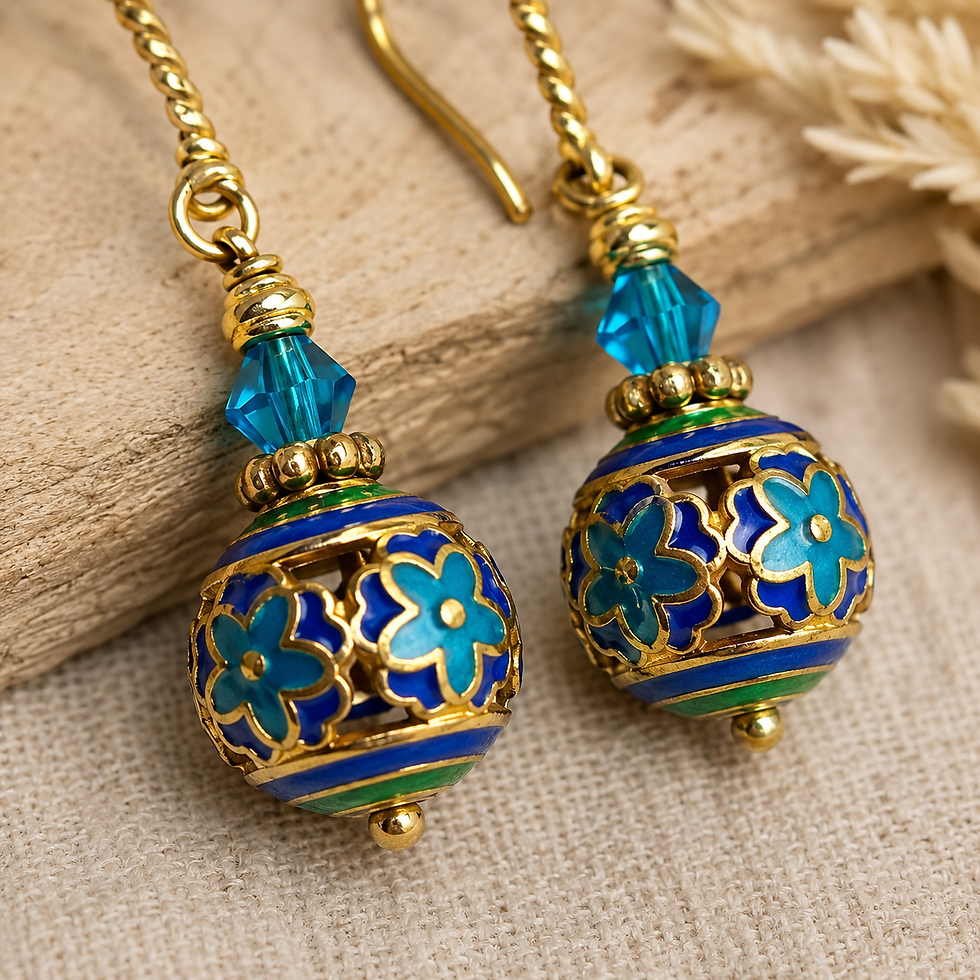Miniature : Boucles d'oreilles dorées - Ref. Bod04