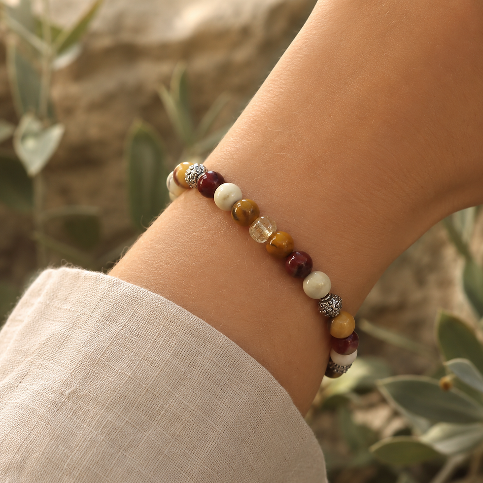 Miniature : Bracelet sur fil élastique - Ref. Bre07