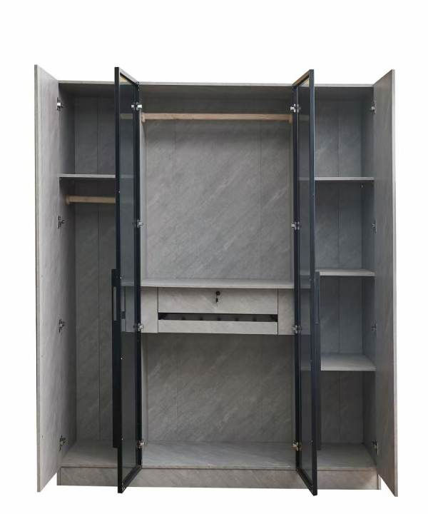 縮圖：(包送貨包安裝) 兩門三門衣櫃 臥室衣櫃組合 衣櫥收納可改尺寸xzhc005