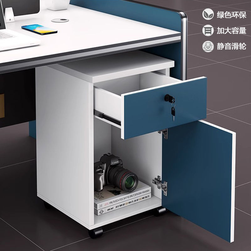 縮圖：（包送貨包安裝）辦公室雙人位屏風枱 單人位辦公桌 職員桌 desk027