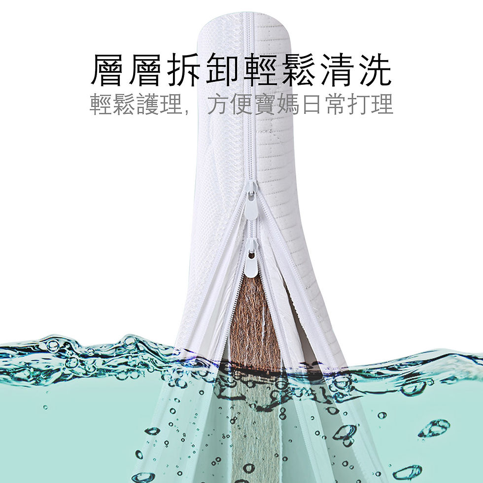 縮圖：（包送貨)  可拆洗 小童床褥 兒童床墊 杜邦防水內膽  嬰兒乳膠椰棕床褥 (可訂造尺寸)mts032