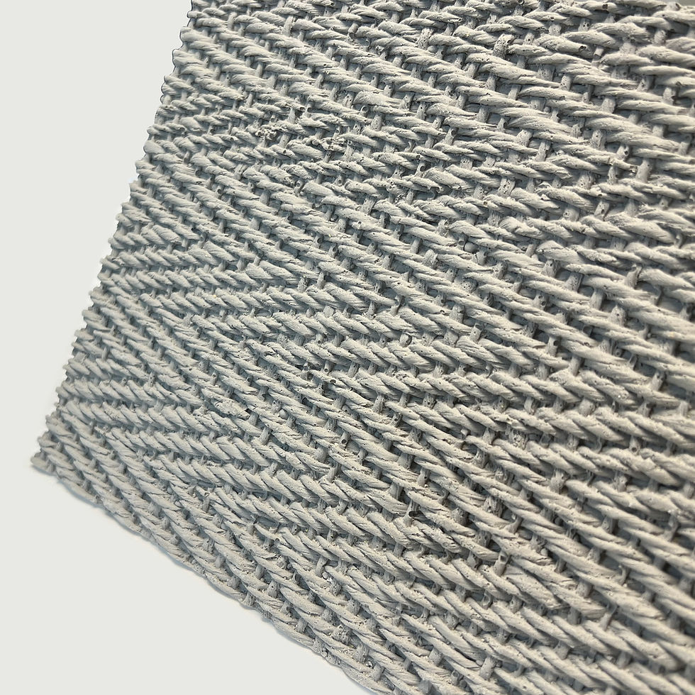 縮圖：Flexible Stone 軟瓷 Veneer Sheet 柔性石材 防水防潮 麻編 150x60cm 米白色 土黃色 橘紅色 灰色