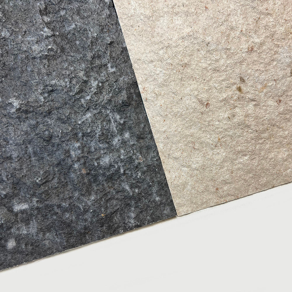 Flexible Stone 軟瓷 Veneer Sheet 柔性石材 防水防潮 萊姆石 120x60cm 深灰色 米黃色