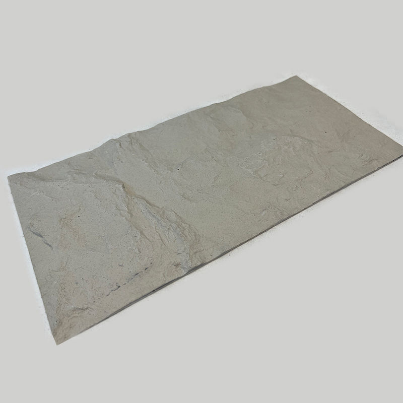 縮圖：Flexible Stone 軟瓷 Veneer Sheet 柔性石材 防水防潮 大斧開石 300x114.5cm 米白 深灰