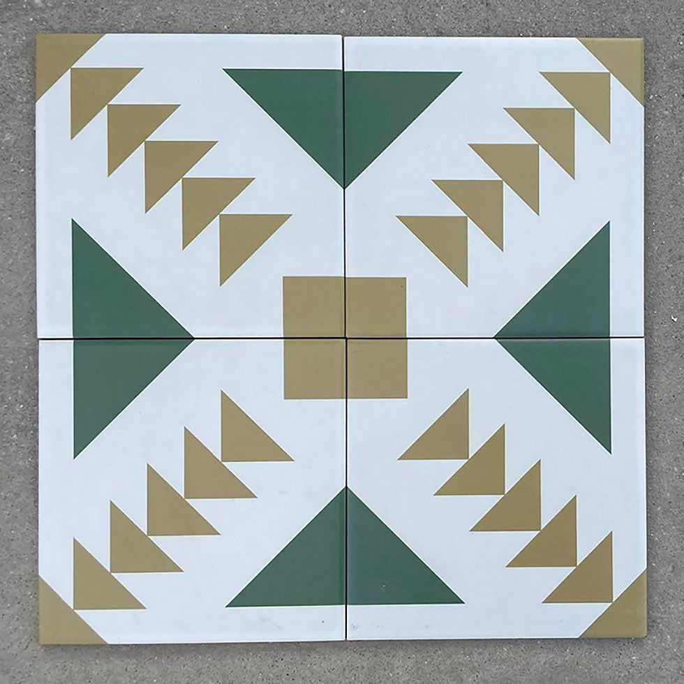 縮圖：中國佛山瓷磚 China Foshan Tiles Encaustic Tiles 啞光地磚 牆磚 花磚 裝飾磚 混裝發貨 隨機圖案 20×20cm